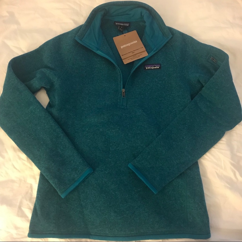 Patagonia Turquoise Better Sweater 3/4 Zip